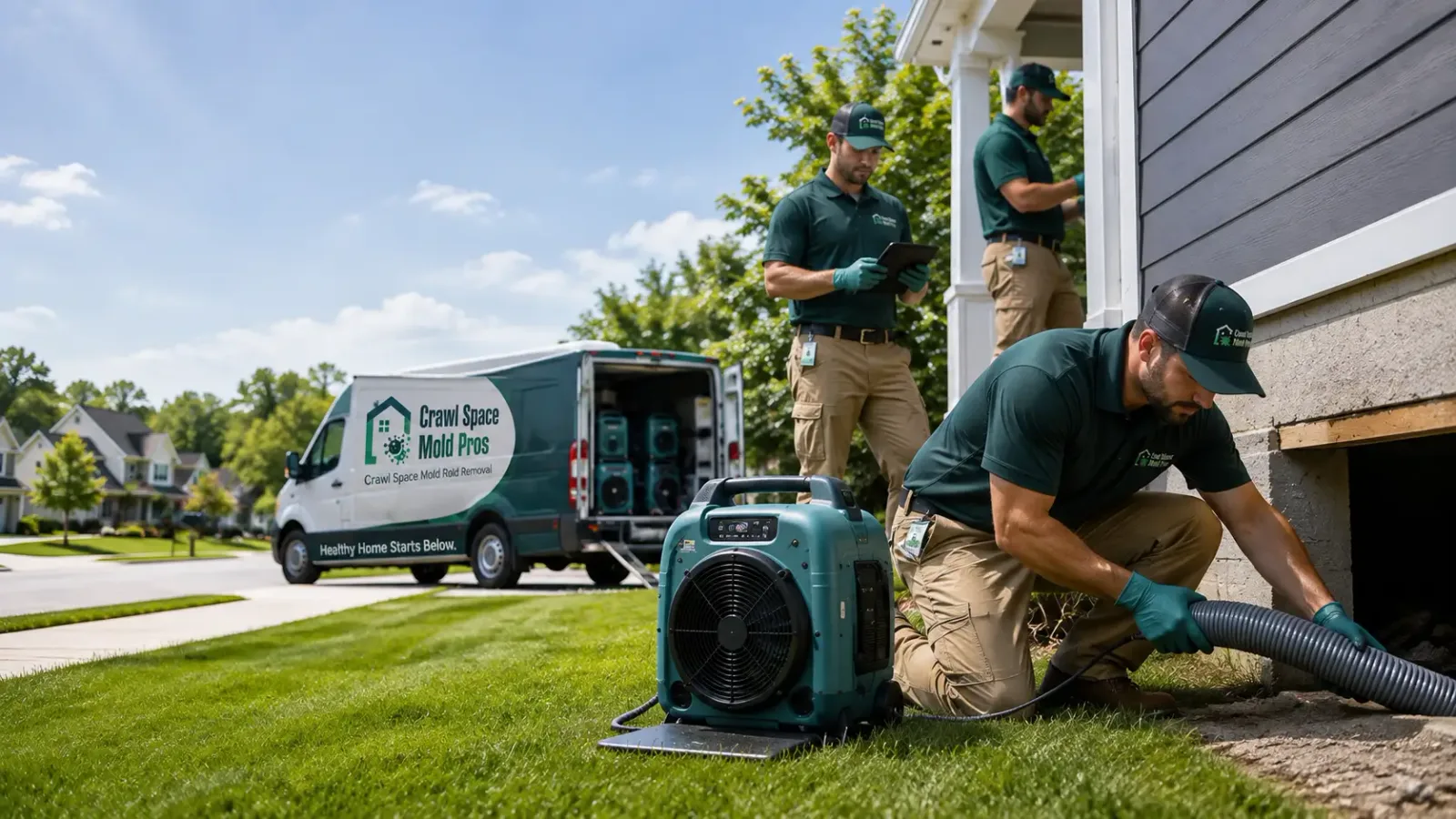 Crawl Space Mold Removal in Glendale, OR